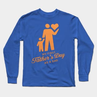 First Time Dad Est 2024 Fathers Day Long Sleeve T-Shirt